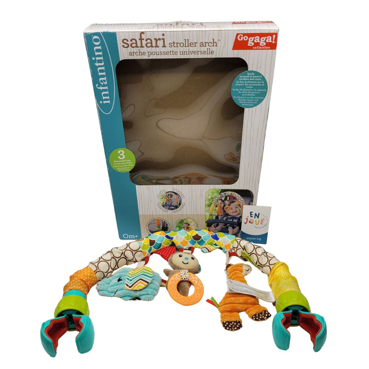 Premier âge - Arche universelle pour poussette Go Gaga Safari Stroller Arch - Infantino - Dès la naissance. Bon état - Vue 2 - 
